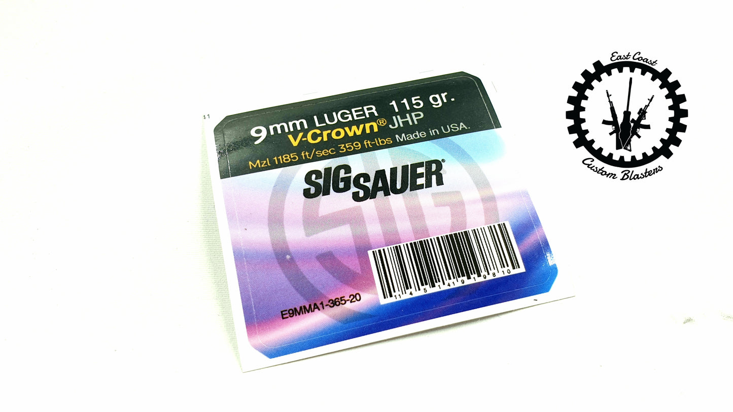 9mm Luger Dummy Plastic Ammunition